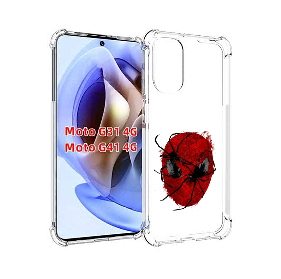 

Чехол MyPads человек паук для Motorola Moto G31 4G / G41 4G, Прозрачный, Tocco