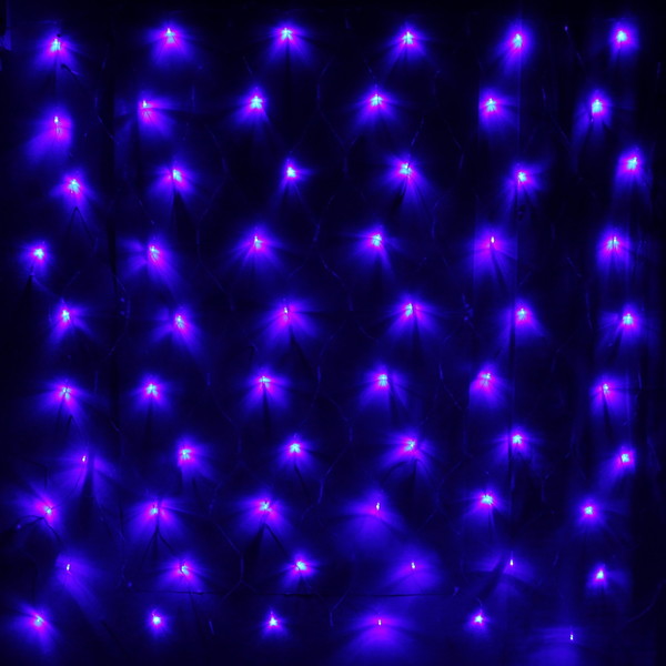 

Гирлянда для улицы СЕТКА ш2,0* в3м 384 ламп LED, прозр.пров,8 реж.,IP-54, Синий (возможнос