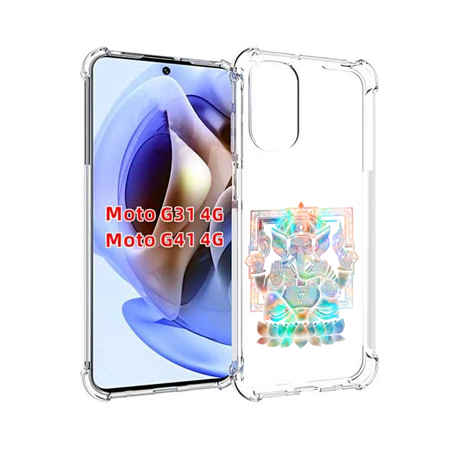 

Чехол MyPads умный слон для Motorola Moto G31 4G / G41 4G, Прозрачный, Tocco