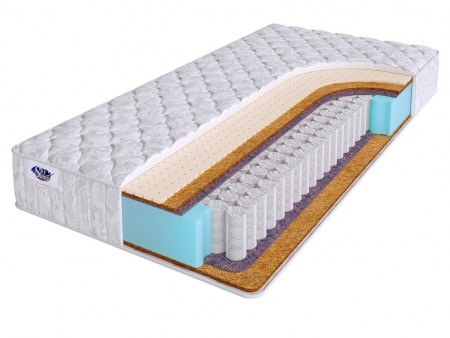 

Матрас SkySleep 140 x 180 NATURE Heavy Medium S500, Белый, NATURE HEAVY MEDIUM S500