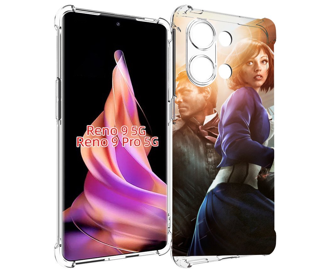 

Чехол MyPads Bioshock Infinite для Oppo Reno 9/Reno 9 Pro, Прозрачный, Tocco