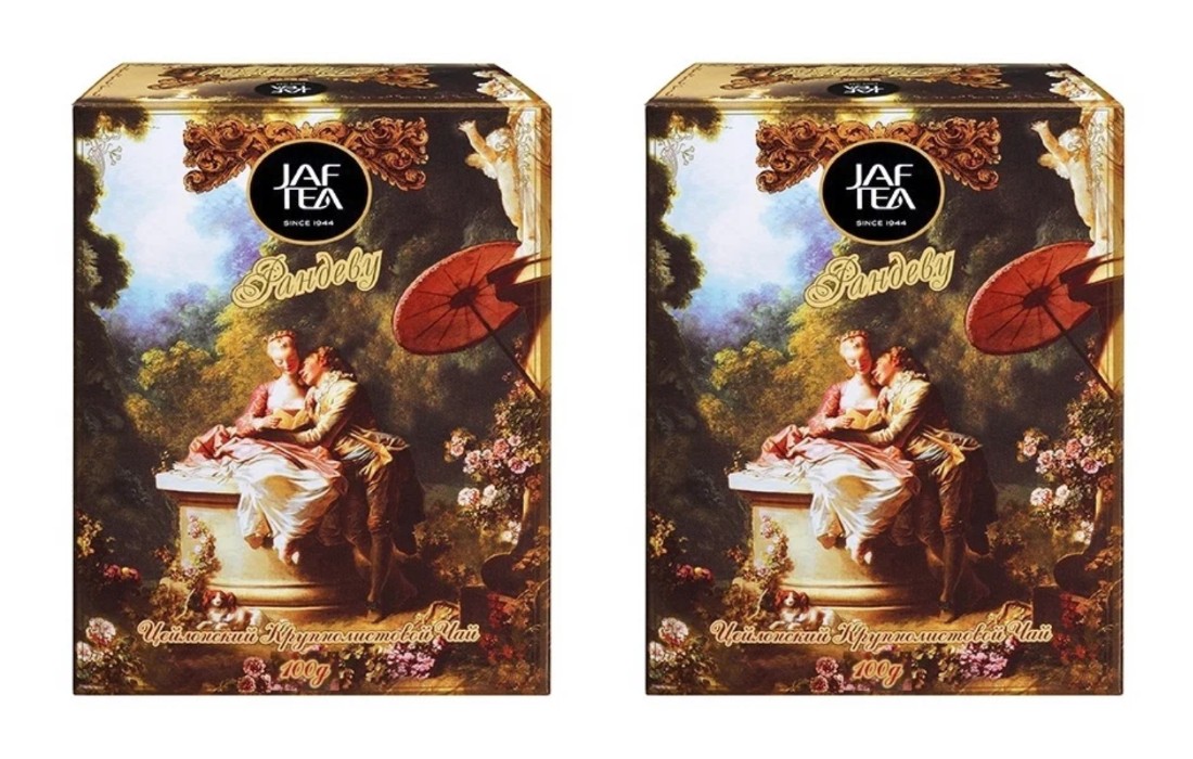 

Чай Jaf Tea черный Рандеву, 100 г х 2 шт
