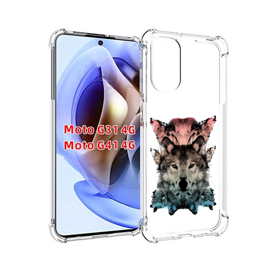

Чехол MyPads стая для Motorola Moto G31 4G / G41 4G, Прозрачный, Tocco