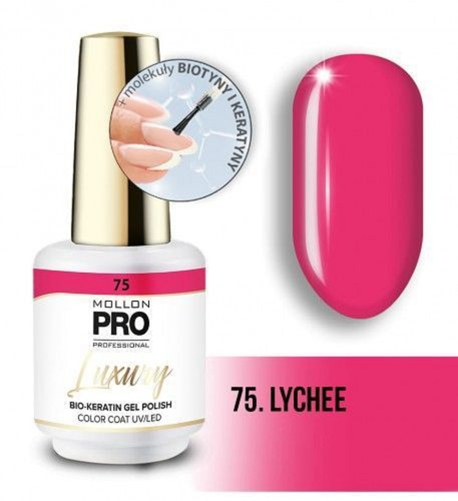 Гель-лак Mollon Pro Luxury Color Coat 75 Lychee 8 мл 320₽