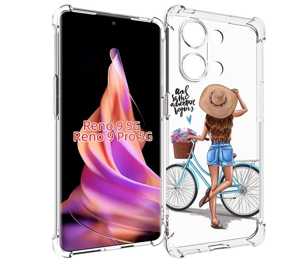 

Чехол MyPads Adventure женский для Oppo Reno 9/Reno 9 Pro, Прозрачный, Tocco