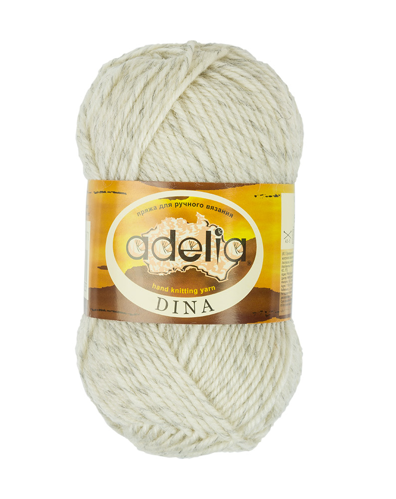 

Пряжа Adelia Dina №71 белый, Dina