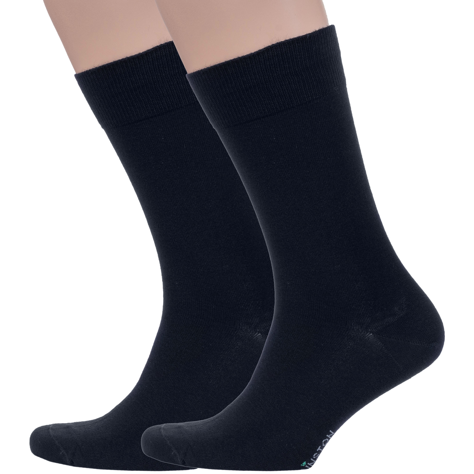 

Комплект носков мужских Grinston socks 2-17D1 черных 27, Черный, 2-17D1