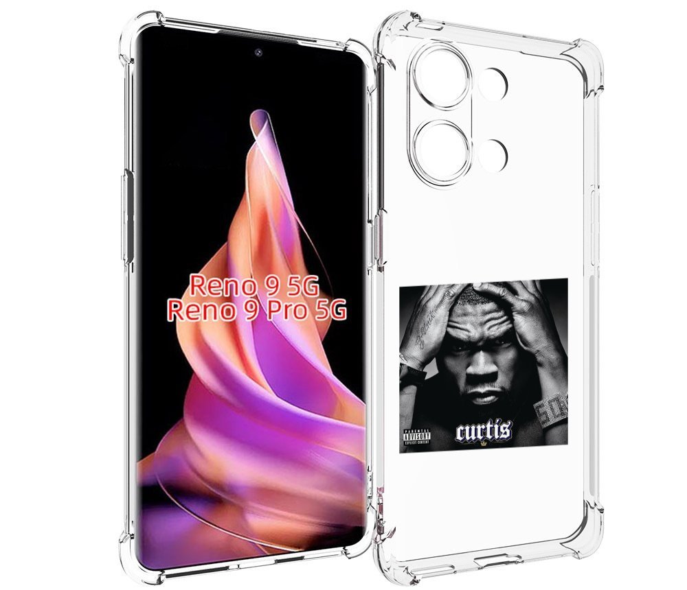 

Чехол MyPads 50 Cent - Curtis для Oppo Reno 9/Reno 9 Pro, Прозрачный, Tocco