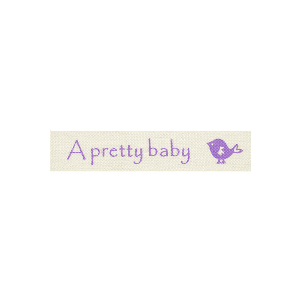 

Gamma хлопковая, 16 мм, 3 м, с рисунком "A pretty baby", цвет сиреневый, Бежевый;фиолетовый