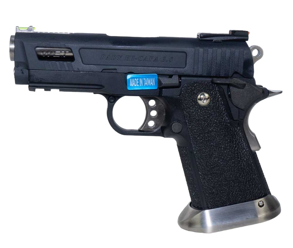 Пистолет страйкбольный WE Пистолет Hi-Capa 3.8, черный