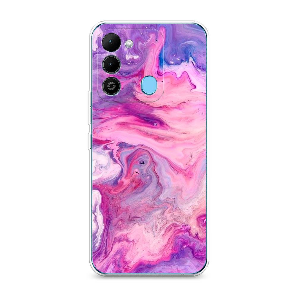 

Чехол на Tecno Spark Go 2022 "Нежно-розовая абстракция", Розовый, 302850-3