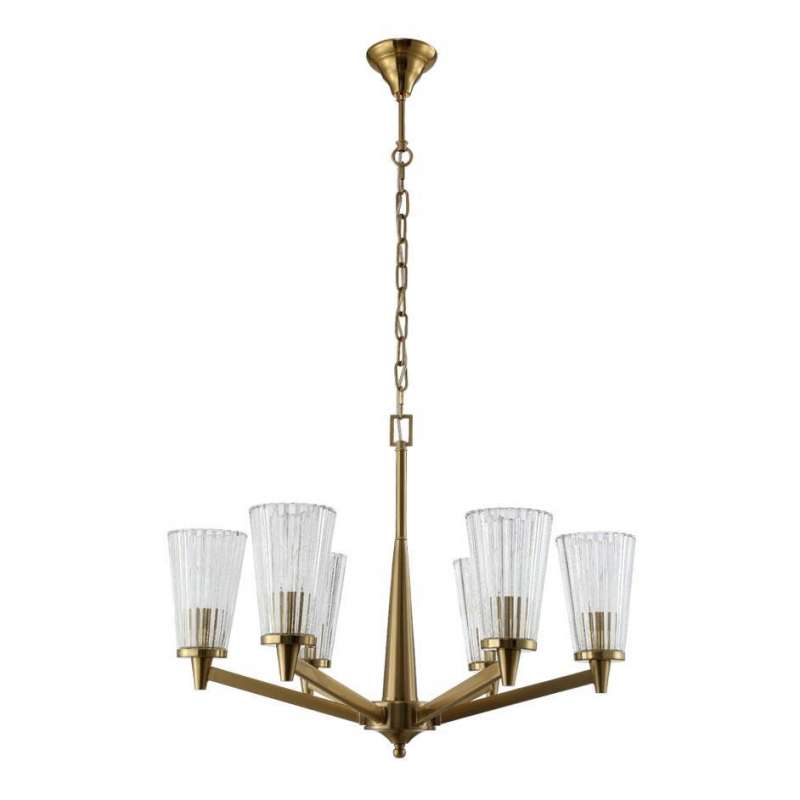 

Подвесная люстра Crystal Lux Laura SP-PL6 Bronze