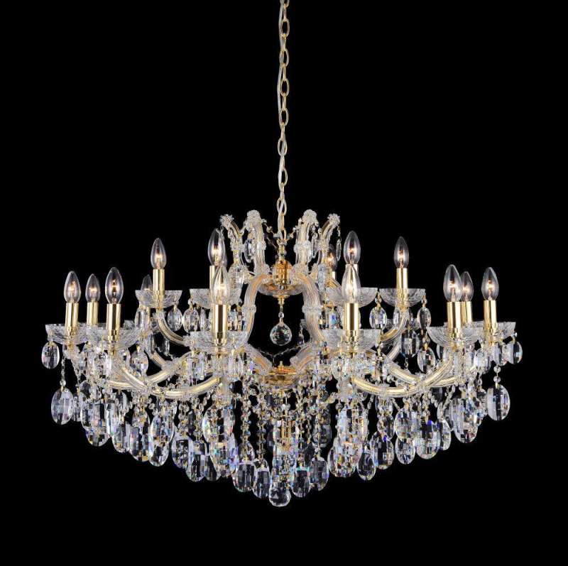 

Подвесная люстра Crystal Lux Hollywood SP12+6 Gold