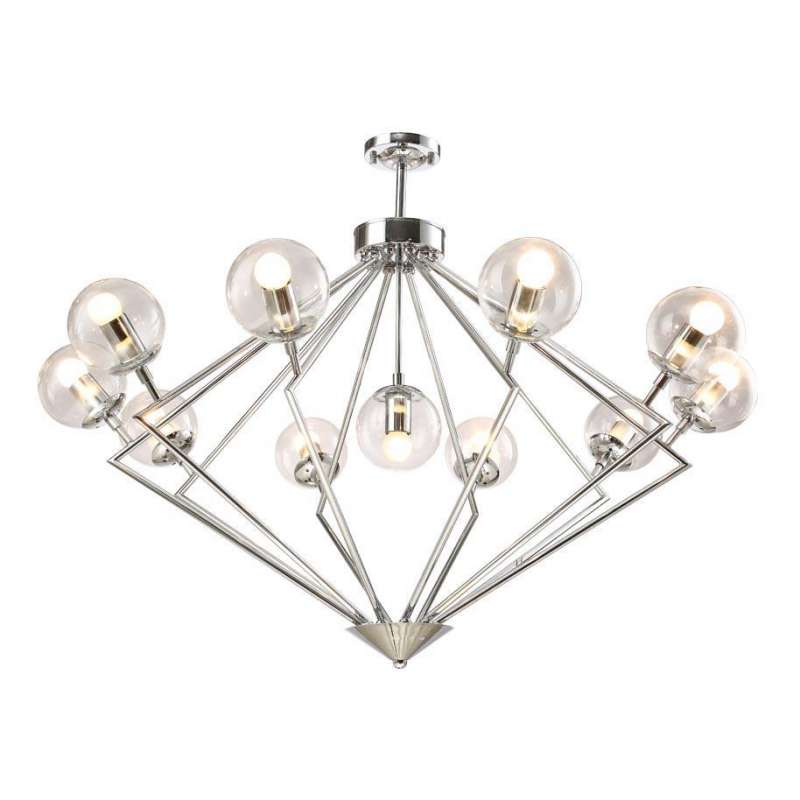 

Подвесная люстра Crystal Lux Fabricio SP11 Chrome/Transparente