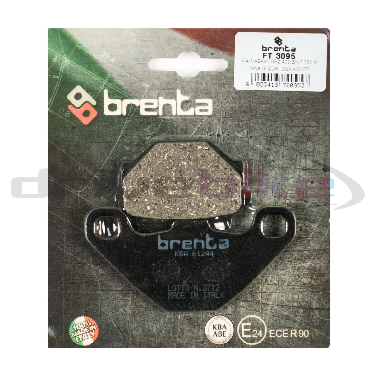 

Тормозные колодки Brenta Organic FT3095, 21-05359