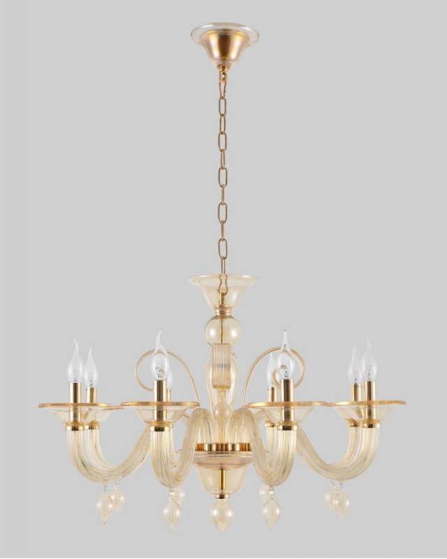

Подвесная люстра Crystal Lux Caetano SP-PL8 Amber