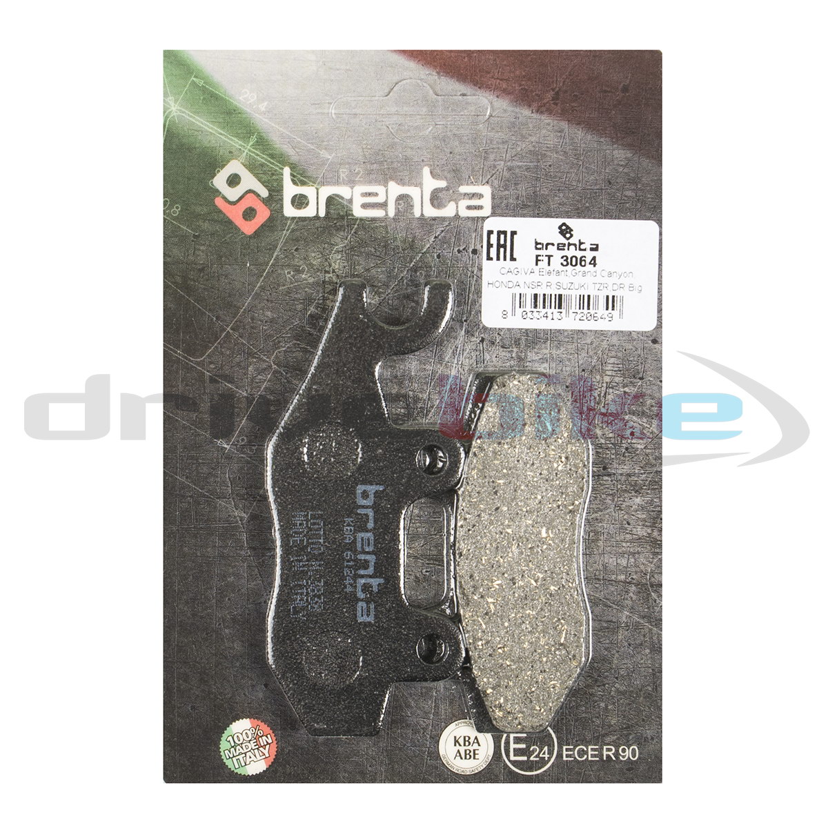 

Тормозные колодки Brenta Organic FT3064, 21-05343