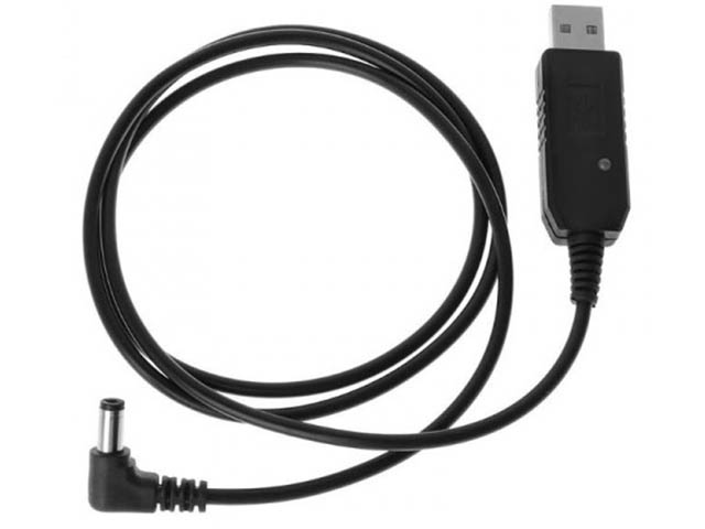 Зарядное устройство USB кабель для раций Baofeng и Kenwood с индикатором 15548