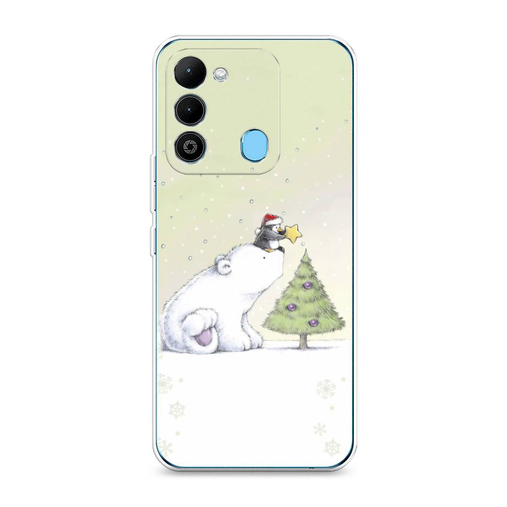 

Чехол на Tecno Spark Go 2022 "Украшение елки", Белый;бежевый, 302850-5