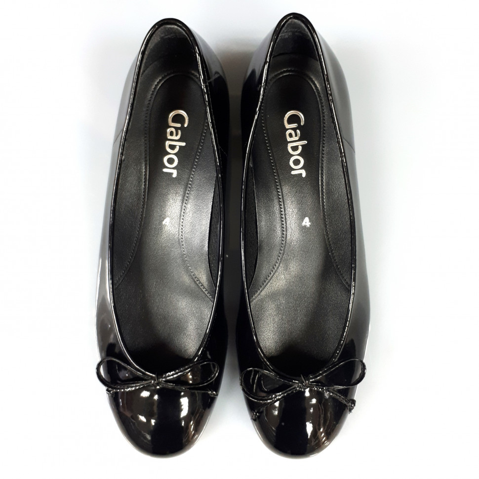

Балетки женские GABOR 95103-87 черные 37 RU, Черный, 95103-87