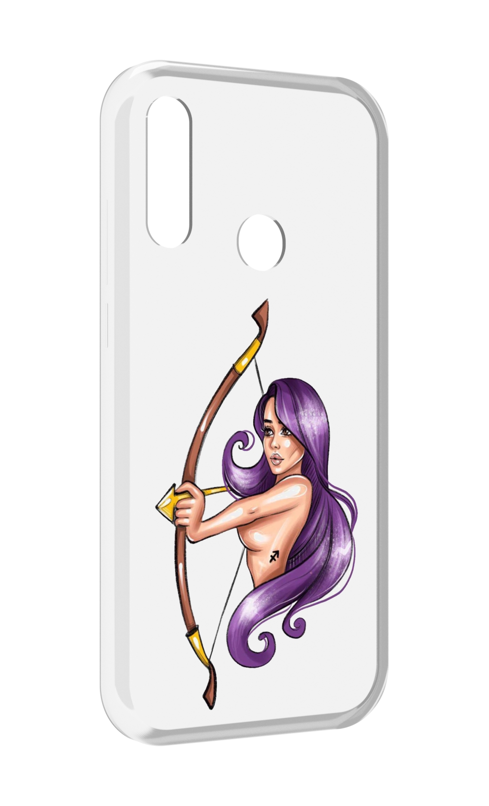 

Чехол MyPads Девушка-Стрелец женский для Lenovo Z6 Pro Youth Edition / Z6 Pro Lite, Прозрачный, Tocco