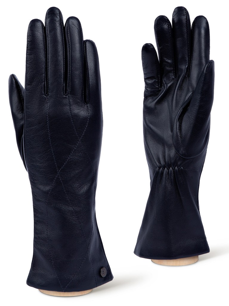 

Перчатки женские Labbra LB-0638 NIGHT BLUE.ША синие 7, Синий, LB-0638 NIGHT BLUE.ША