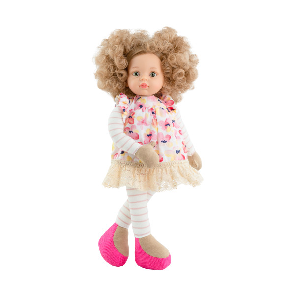 Кукла Paola Reina Карла, мягконабивная, 34 см кукла paola reina карла медсестра 32 см