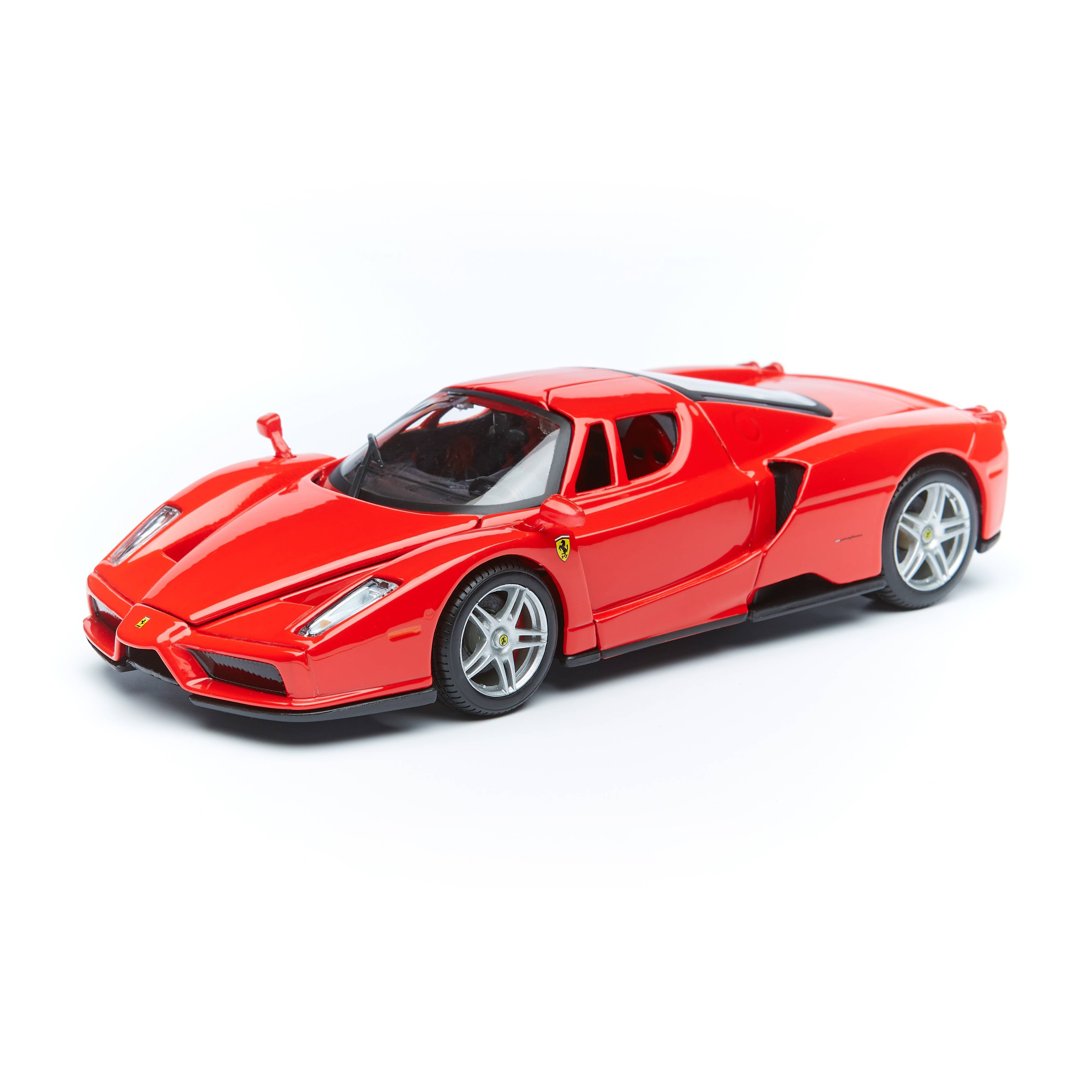 Bburago Коллекционная машинка Феррари 1:24 Enzo Ferrari, красная bburago 1 43 488 f40 599 250 458 f12 portofino 812 roma sp1 sf90 f8 246 enzo static simulation diecast alloy model car