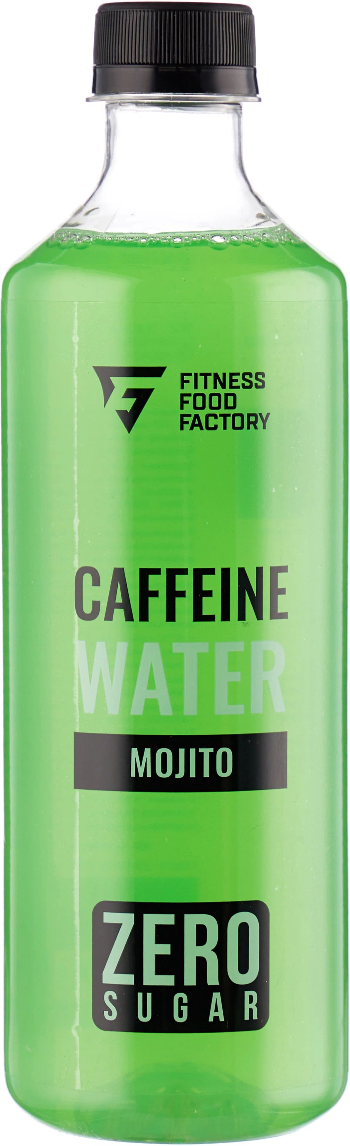 Напиток слабо газированный Fitness Food Factory Caffein water, вкус Мохито, 8 шт по 500 мл