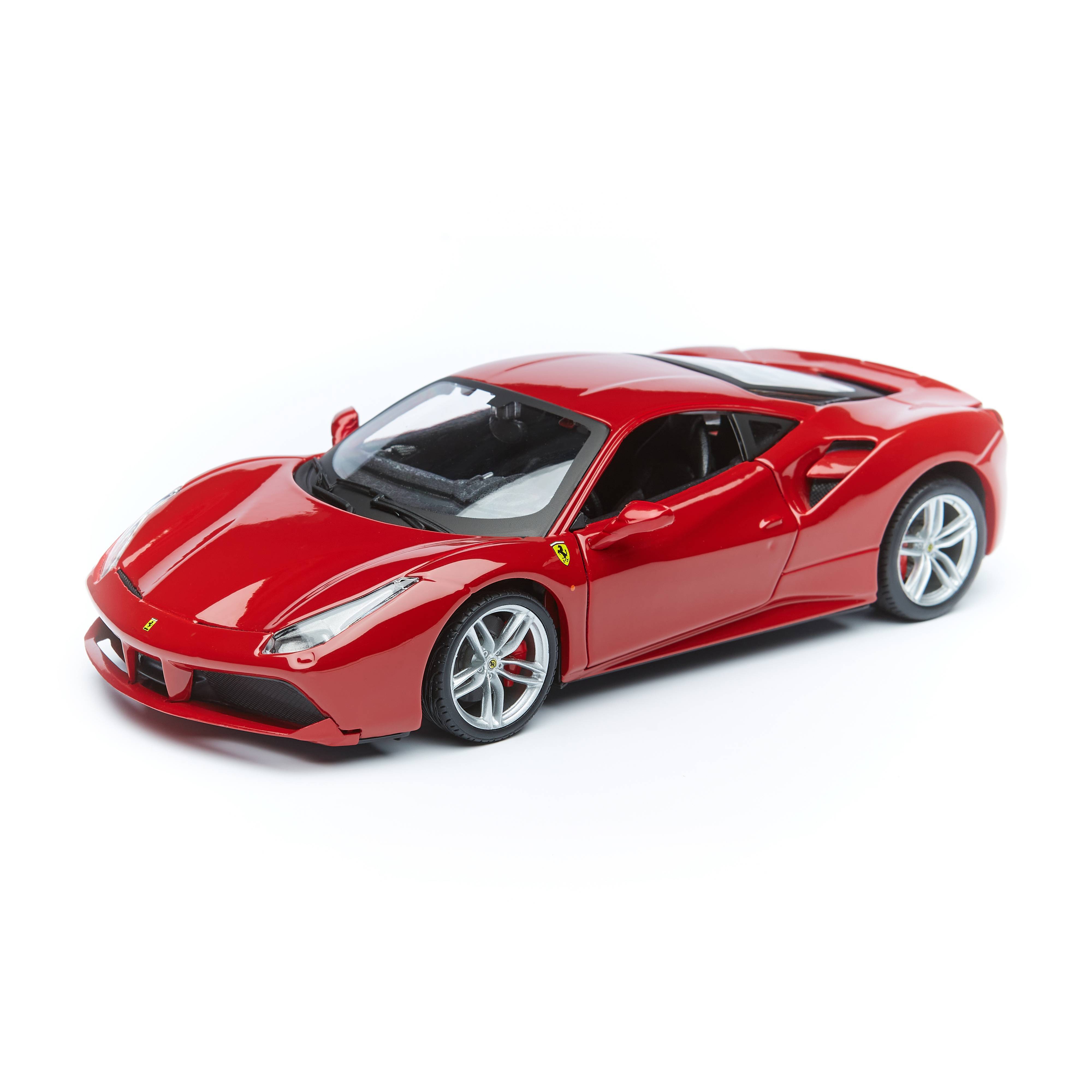 фото Bburago "коллекционная машина bb 18-26013 1:24 ferrari 488 gtb red, красный"