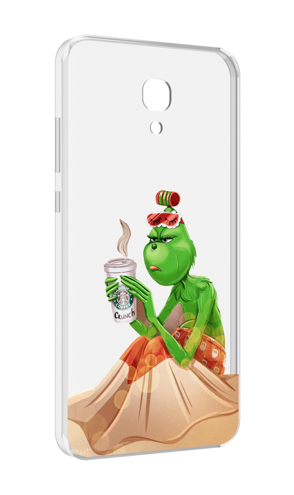 

Чехол MyPads Гринч-в-платье для Meizu M6 (M711Q), Прозрачный, Tocco