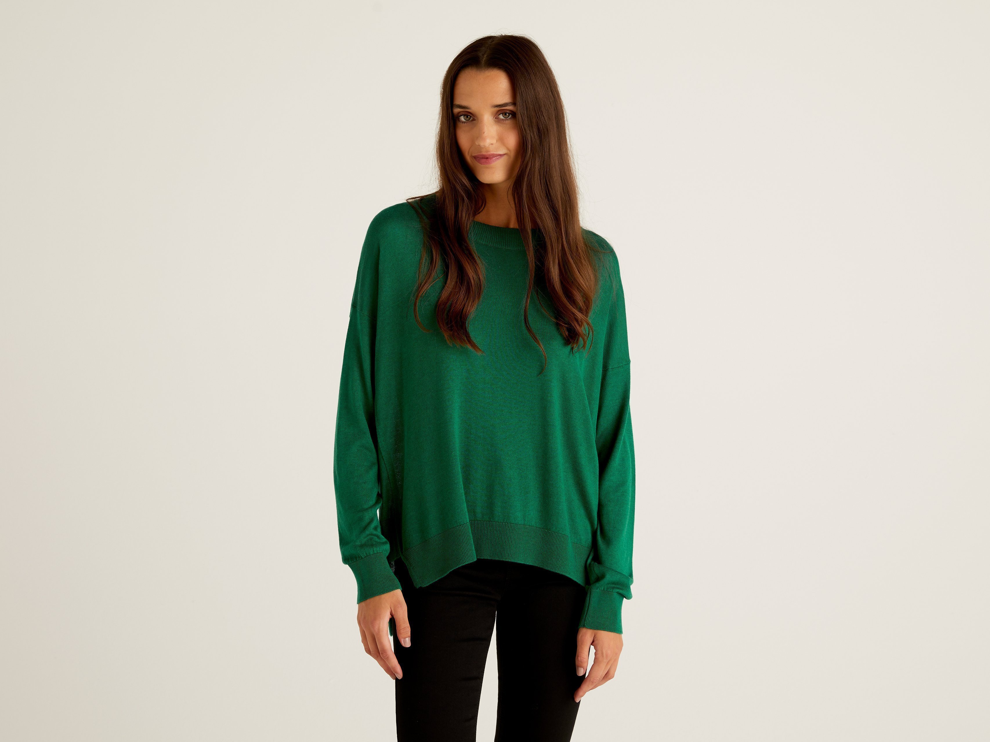 

Джемпер женский United Colors of Benetton 21A_1011D1P04 зеленый XL, 21A_1011D1P04