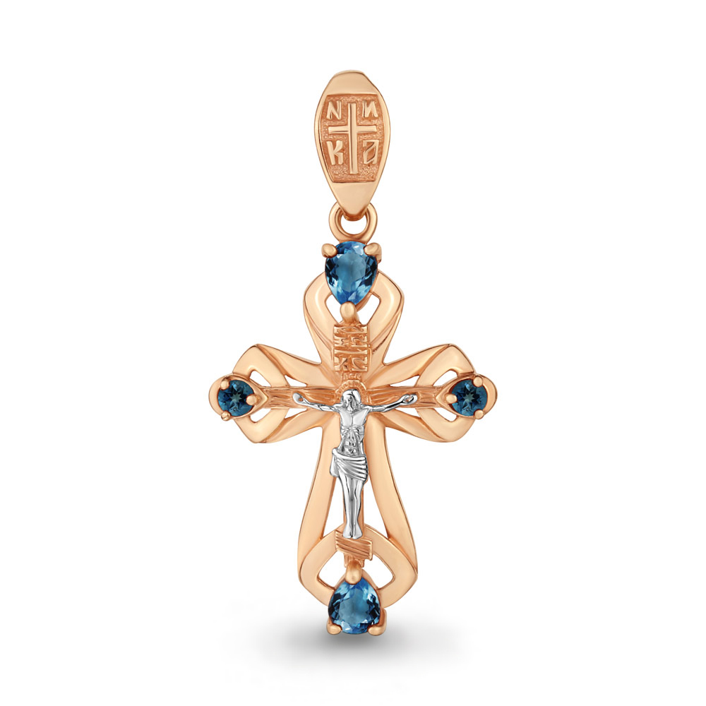 

Подвеска из серебра с топазом Aquamarine 2225608_925_з, 2225608_925_з