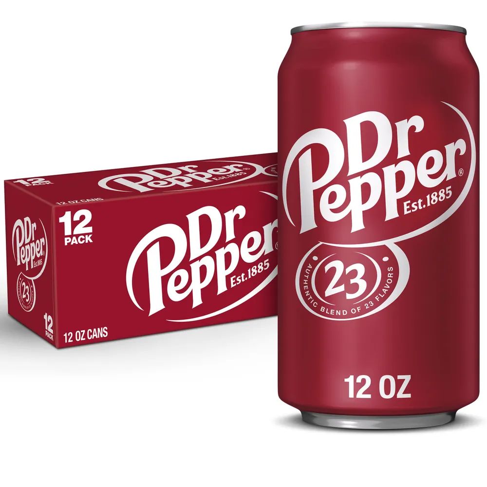 

Газированный напиток Dr Pepper 0.355 л ж/б упаковка 12 шт Оригинал (США)