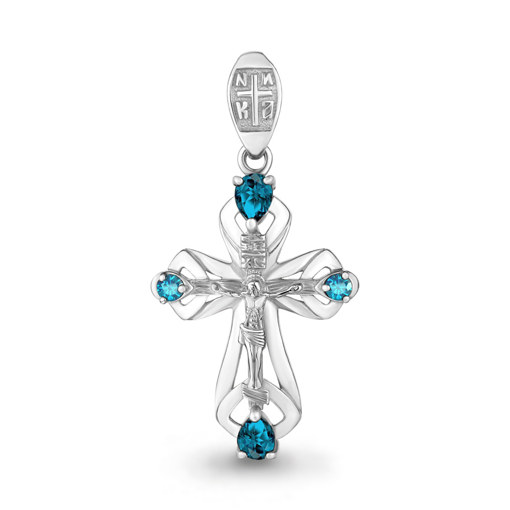 

Подвеска из серебра с топазом Aquamarine 2225605_925_р, 2225605_925_р