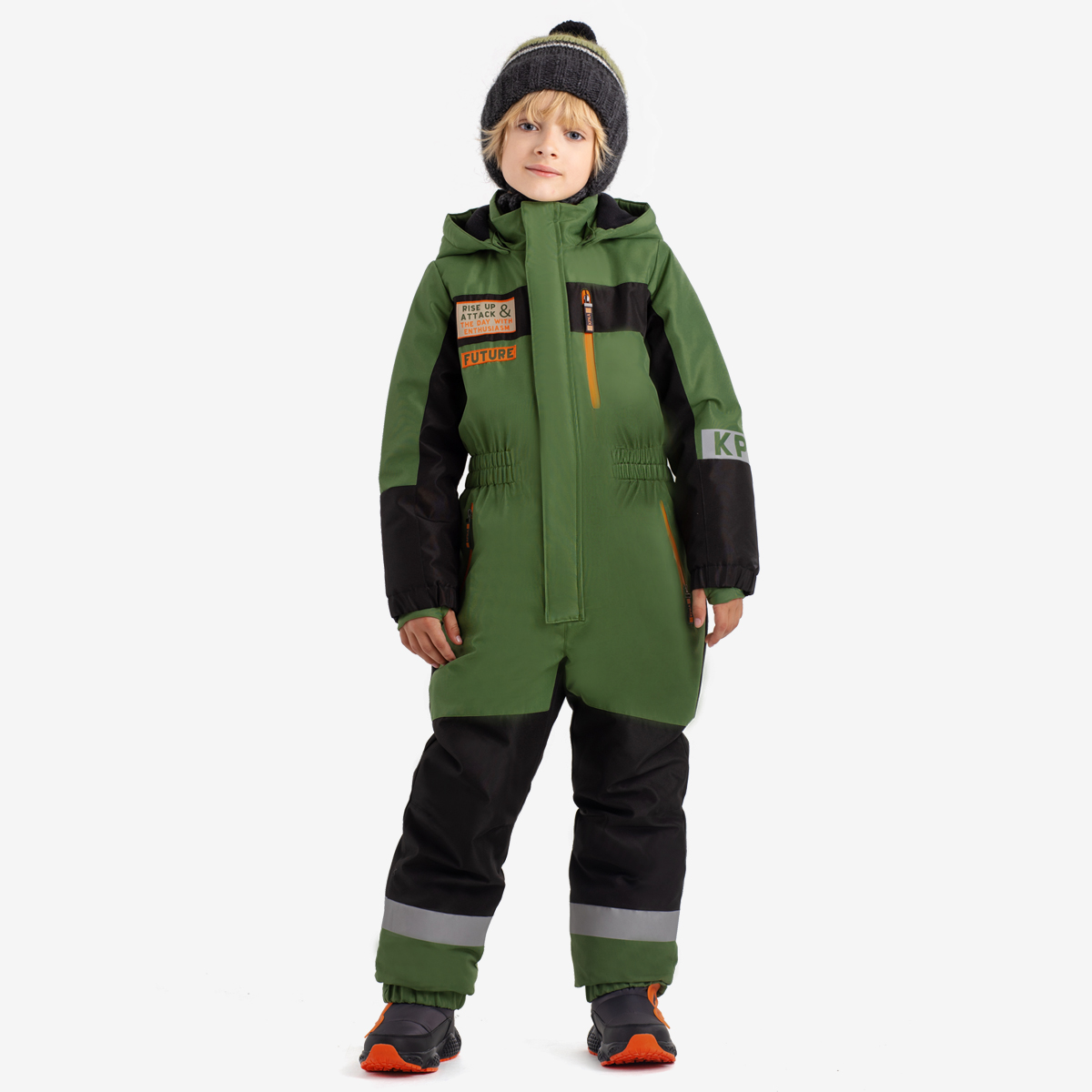 

Комбинезон детский Kapika KKBCK05, оливковый, 110, Зеленый, KKBCK05