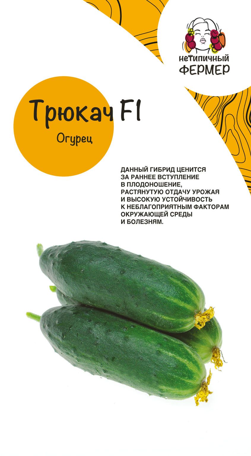 

Семена огурец Трюкач F1 Нетипичный Фермер 1 уп., 00-00001937