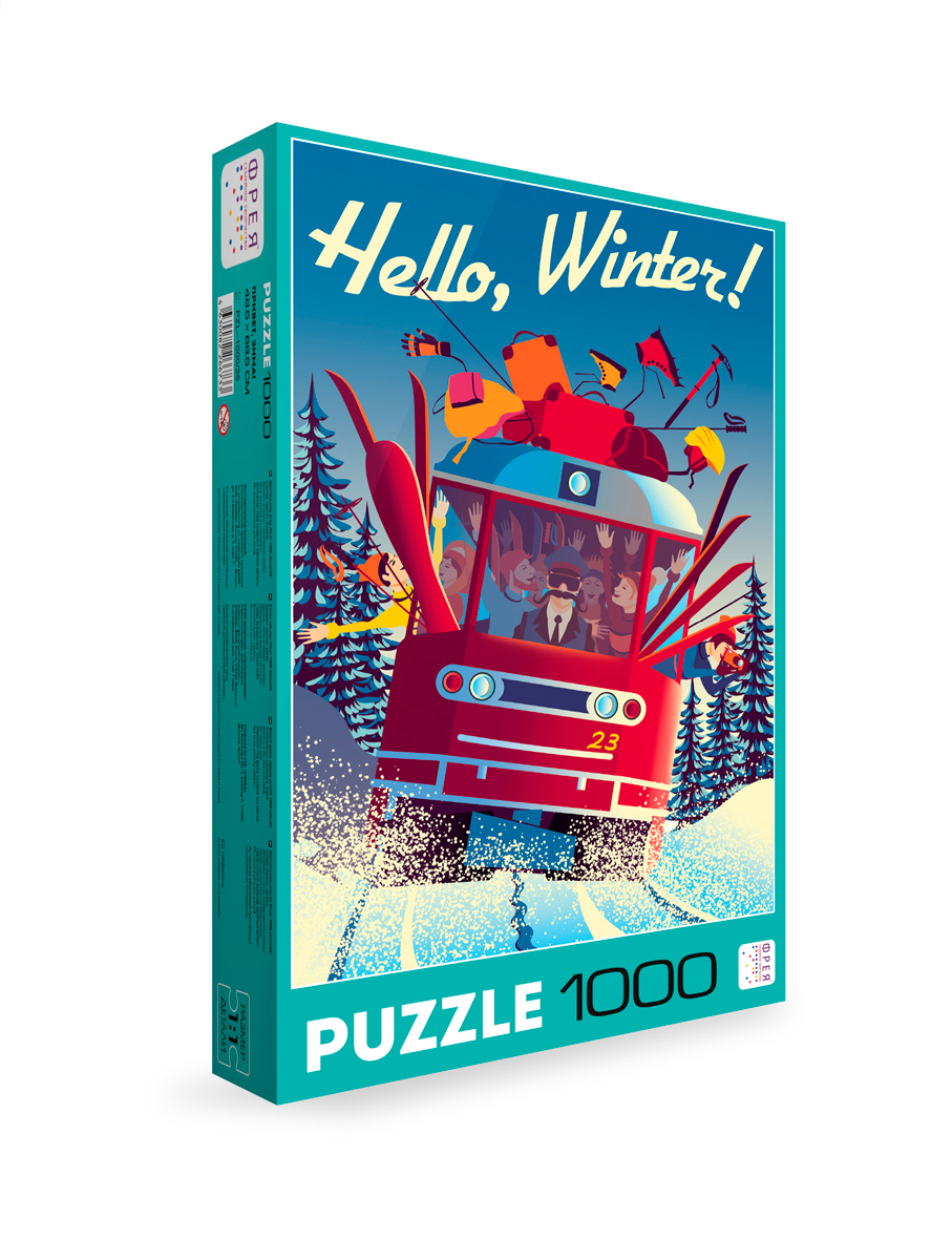 

PUZZLE 1000эл.Фрея "Привет, Зима!" НГ, ФРЕЯ