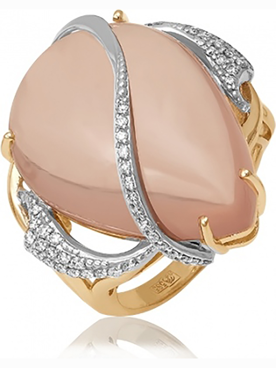 

Кольцо с кварцем и бриллиантами из жёлтого золота Бриллианты Костромы 01-1640 19,5, 01-1640