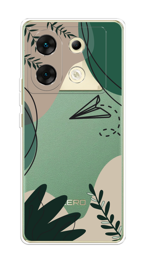 

Чехол на Infinix Zero 30 5G "Secret Garden", Зеленый;бежевый;черный, 3104950-1