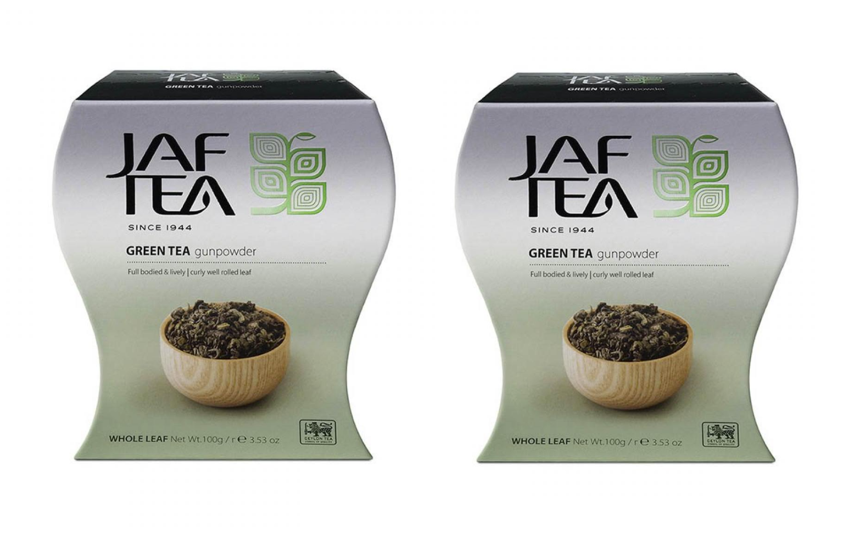 Чай зеленый Jaf Tea SC Ганпаудер, листовой, 100 г х 2 упаковки