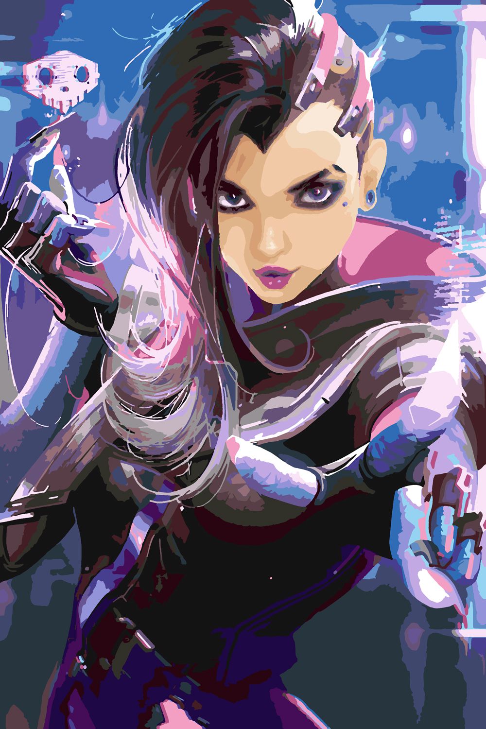 

Картина по номерам Красиво Красим Overwatch - Сомбра, 50 х 80 см, Overwatch - Сомбра