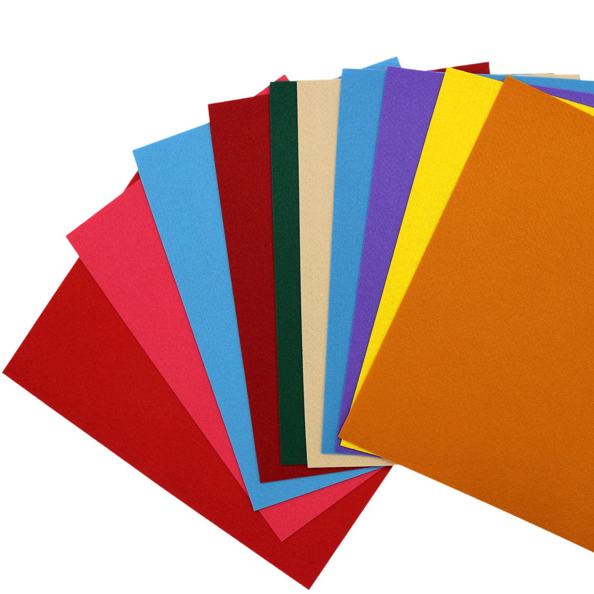 FSR1.2 Набор декоративного фетра 1,2мм 22см*30см упак/10шт (5)