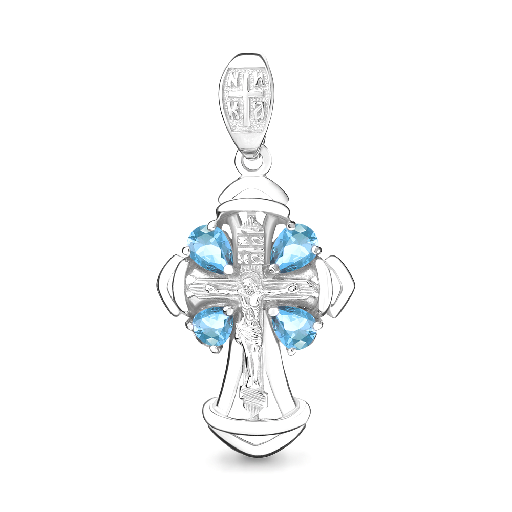 

Подвеска из серебра с топазом Aquamarine 2225505_925_р, 2225505_925_р