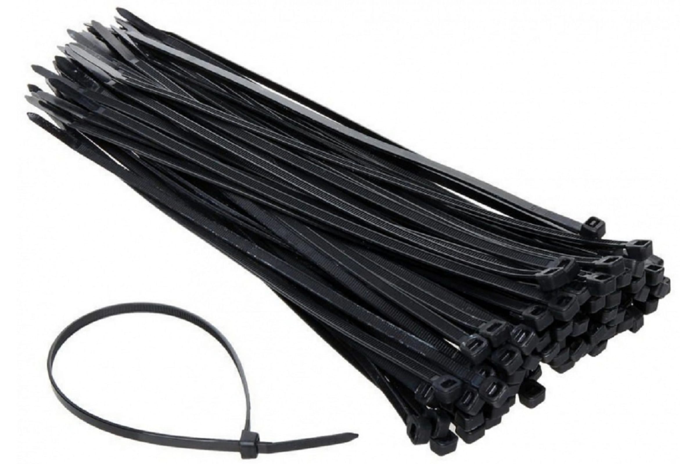 Стяжка (хомут) NEOMAX NM-TIE-25-200-8-BK 200х2,5 мм, 100шт., цвет черный