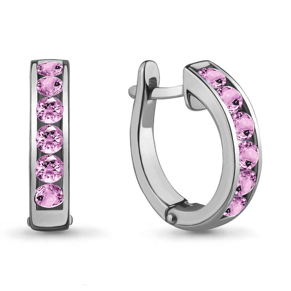 

Серьги из серебра с фианитом Aquamarine 42894В_925_р, 42894В_925_р