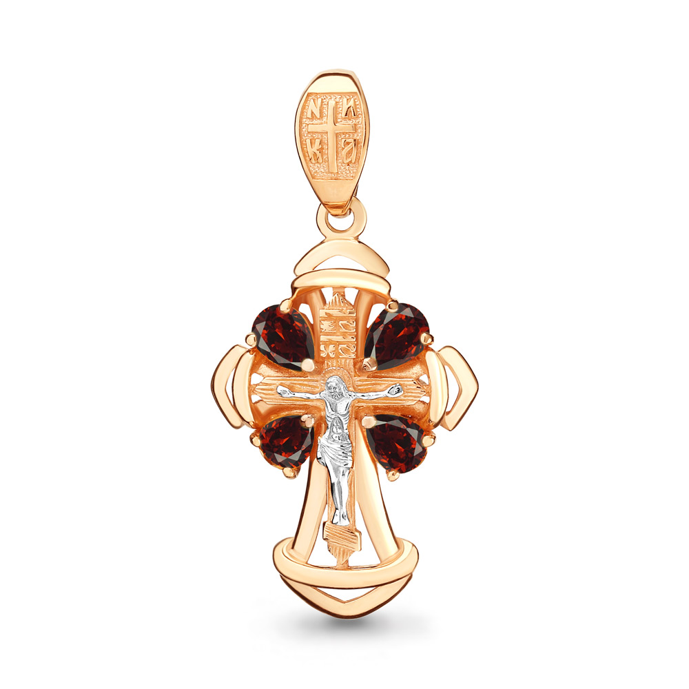 

Подвеска из серебра с гранатом Aquamarine 2225503_925_з, 2225503_925_з