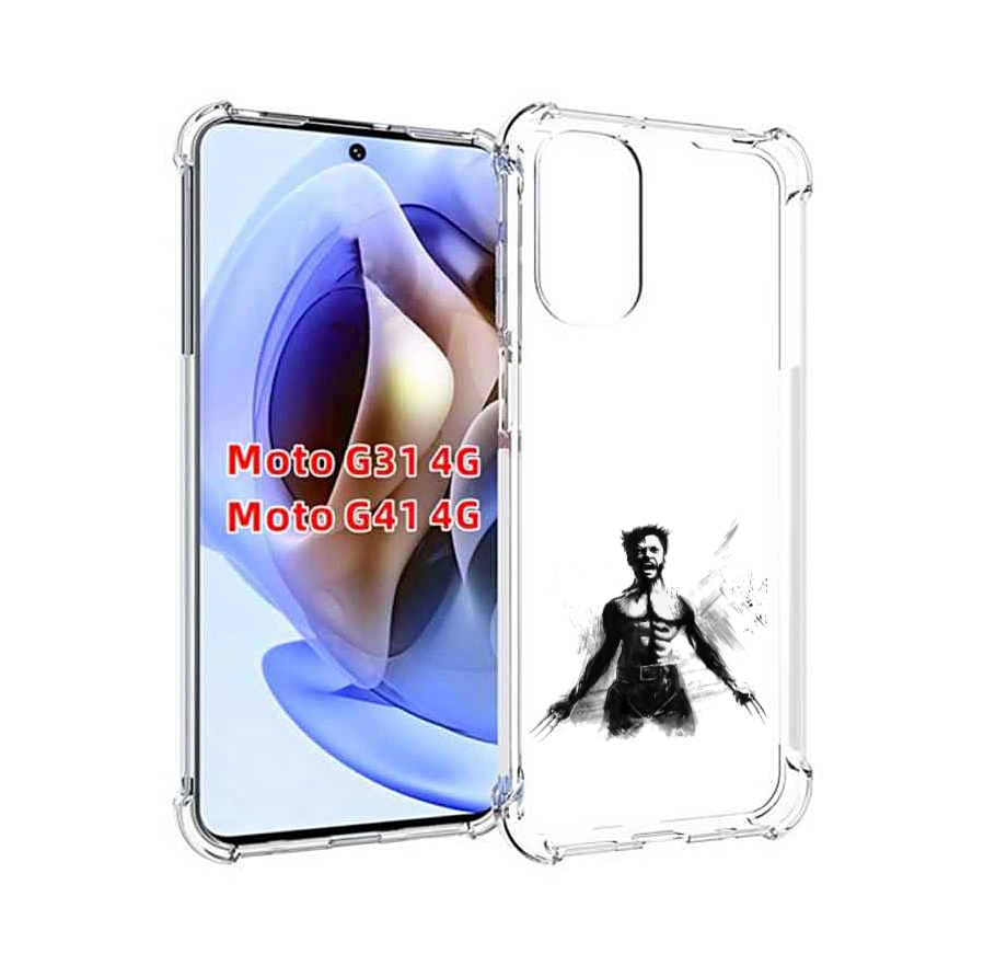 

Чехол MyPads росомаха для Motorola Moto G31 4G / G41 4G, Прозрачный, Tocco
