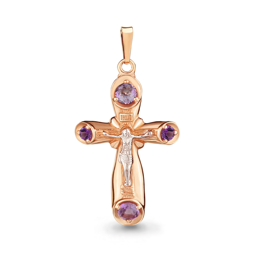 

Подвеска из красного золота с аметистом Aquamarine 2225204_585_кз, 2225204_585_кз
