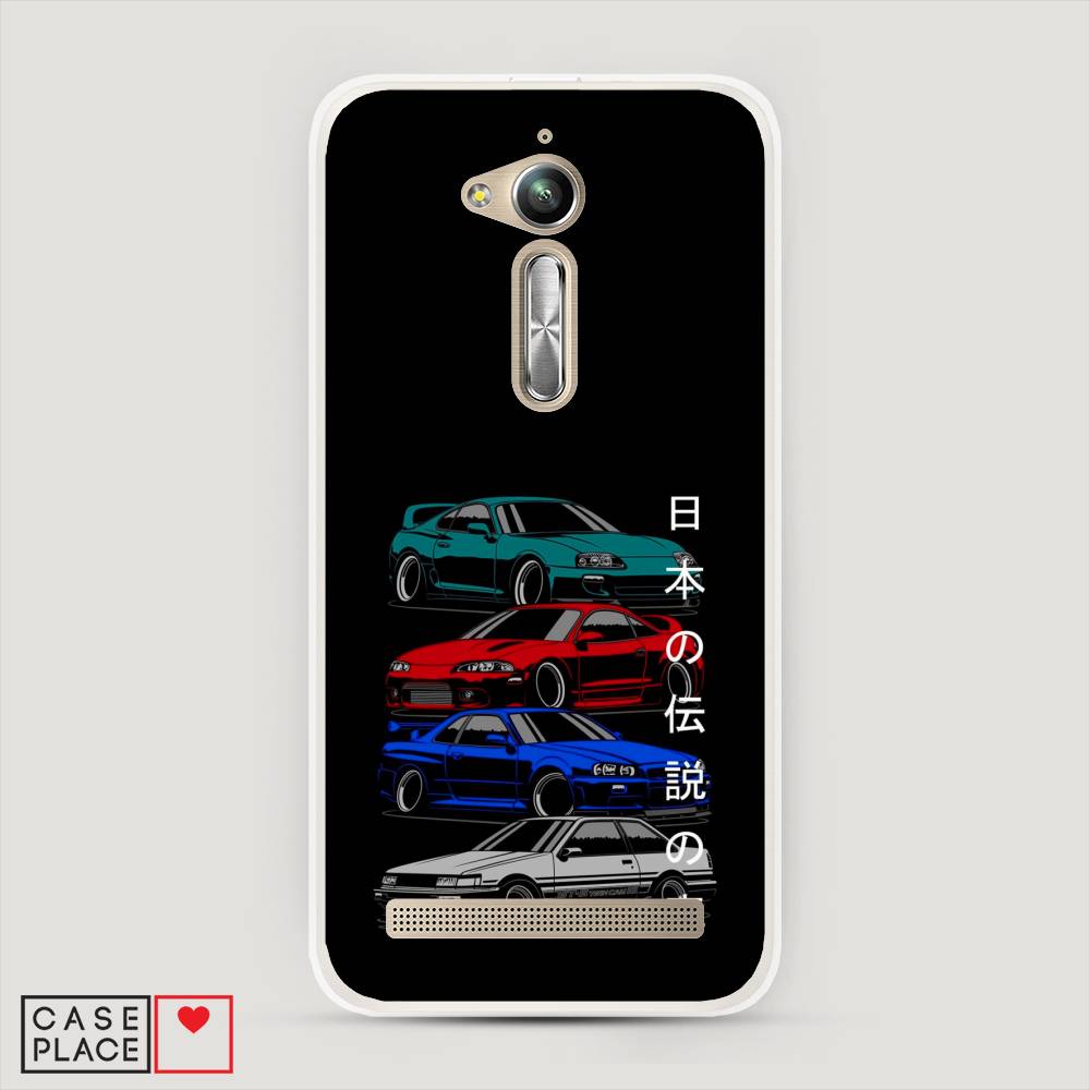 фото Чехол awog "jdm legend cars" для asus zenfone go zb500kg